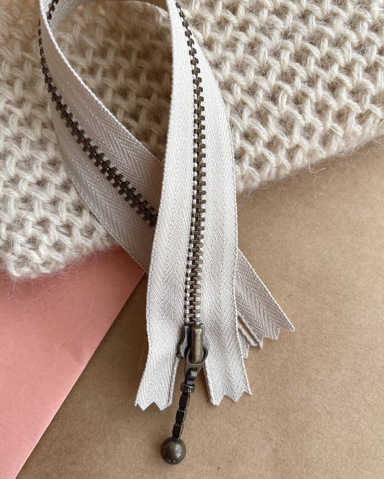 Zipper 23 cm - Sand