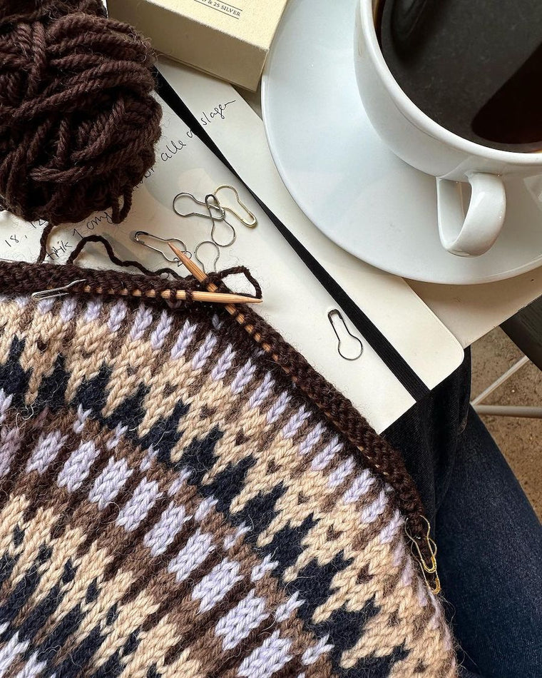 Opening stitch markers