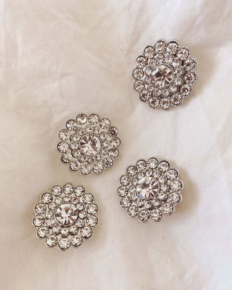 Bling buttons - 4 pcs