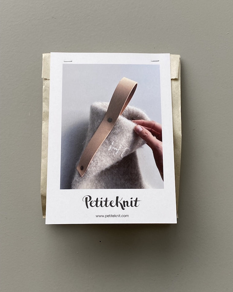 Leather strap for christmas stocking