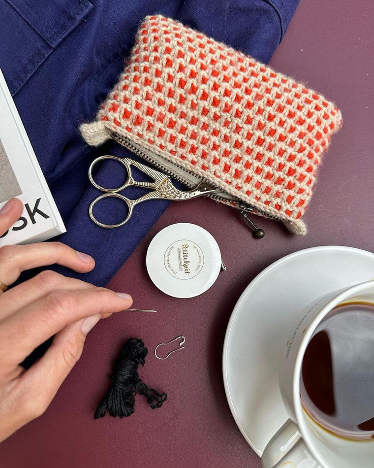 Closeup af brun Marie Purse