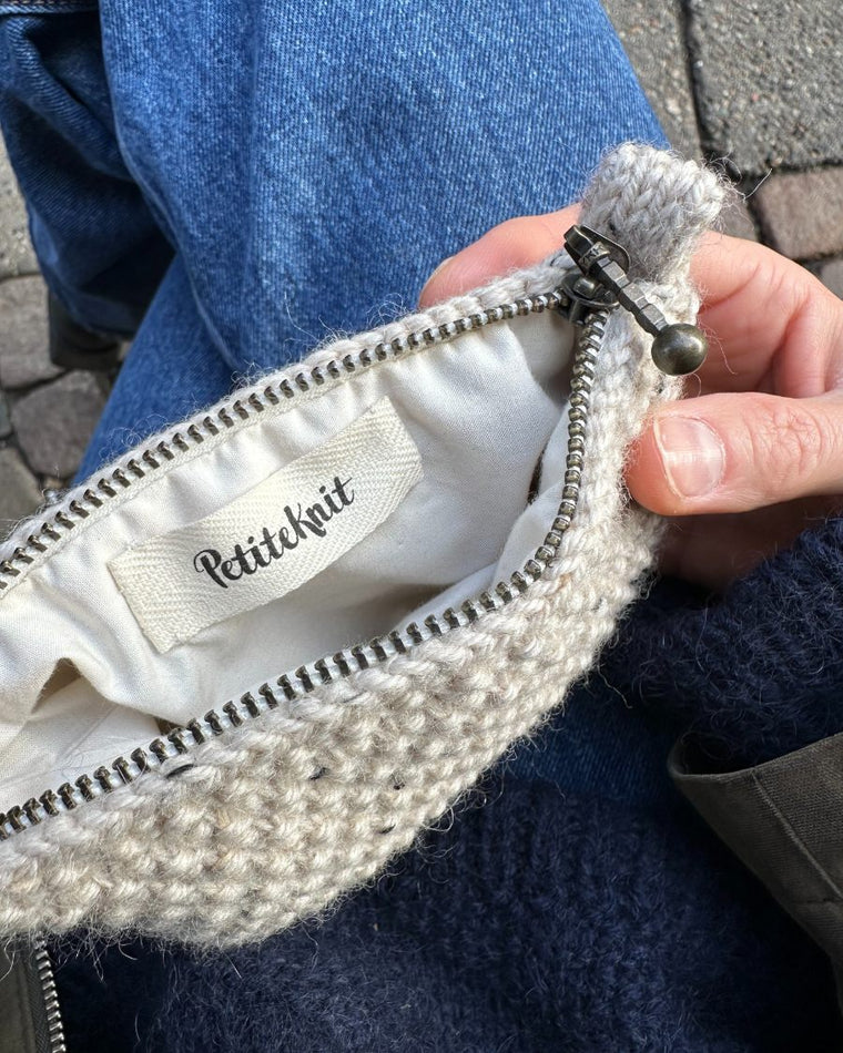 Lynlås i perlemor på 14 cm